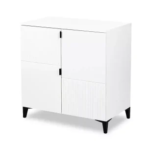 Komoda dla dzieci MIA MINI 80 biała/czarna 415111 Komoda dla dzieci MIA MINI 80 biała/czarna 415111