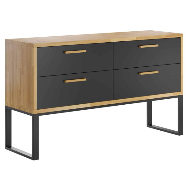 Komoda do biura lub gabinetu Czarna. szer. 140cm 312767