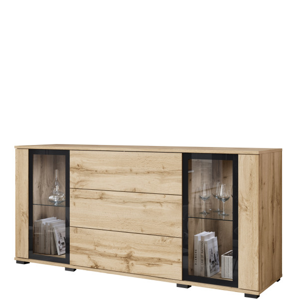 Komoda do salonu 150 cm CAVIO z szufladami dwudrzwiowa 873725