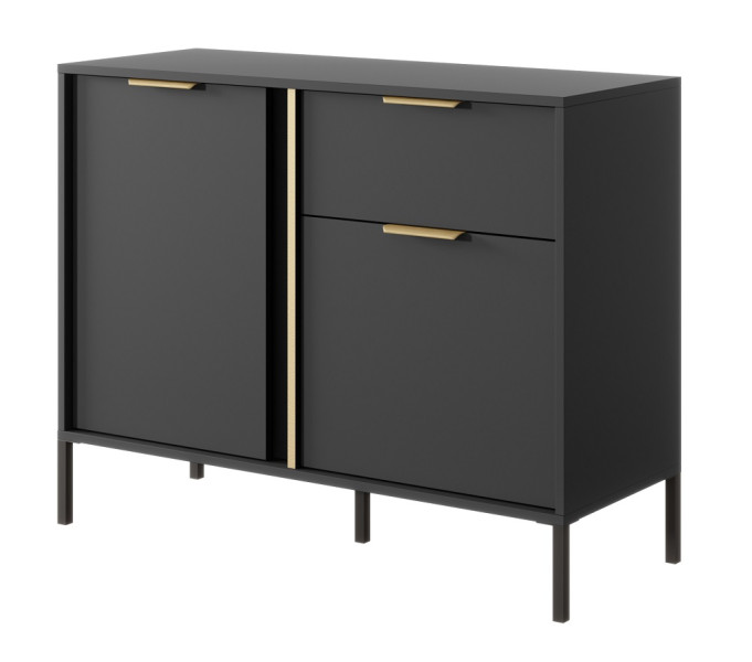 Komoda do salonu LARYSA D - antracyt 224296