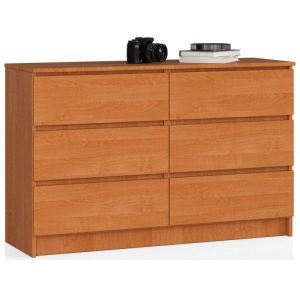Komoda do salonu, sypialni, 6 szuflad, STILO, 120cm, olcha | TYLETEGOTU 988904 Komoda do salonu, sypialni, 6 szuflad, STILO, 120cm, olcha | TYLETEGOTU 988904