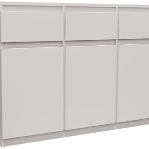 Komoda do salonu z szufladami 120 cm MONTEGO biała 722731 Komoda do salonu z szufladami 120 cm MONTEGO biała 722731