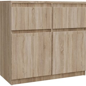 Komoda do salonu z szufladami 80 cm MONTEGO dąb sonoma 785125 Komoda do salonu z szufladami 80 cm MONTEGO dąb sonoma 785125