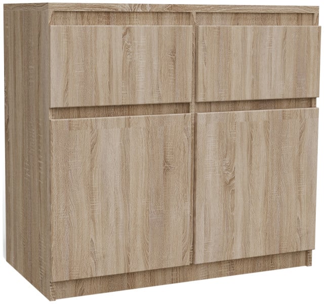 Komoda do salonu z szufladami 80 cm MONTEGO dąb sonoma 785125
