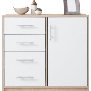 Komoda do salonu z szufladami 90 cm SEVAS 748211 Komoda do salonu z szufladami 90 cm SEVAS 748211