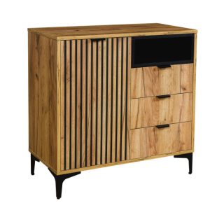 Komoda do sypialni 1D3S 86 Dąb Craft Złoty nowoczesna i elegancka 787556 Komoda do sypialni 1D3S 86 Dąb Craft Złoty nowoczesna i elegancka 787556