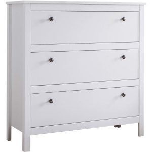 Komoda do Sypialni Biała Skandynawska z Szufladami AZURA 92 319018 Komoda do Sypialni Biała Skandynawska z Szufladami AZURA 92 319018