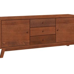 Komoda drewniana 160 cm OREGON WOOD II, kolor kasztan 516325