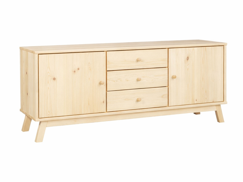 Komoda drewniana 160 cm OREGON WOOD II, kolor sosnowy 516324