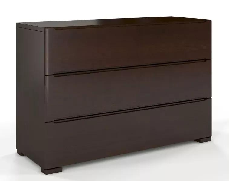 Komoda drewniana 3 szuflady Ventos 2S - Palisander 708251