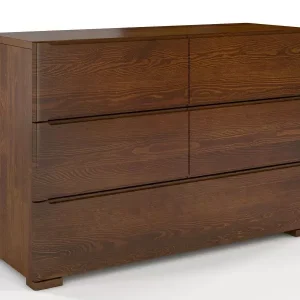 Komoda drewniana 5 szuflad Ventos 4S – Orzech 708260 Komoda drewniana 5 szuflad Ventos 4S – Orzech 708260