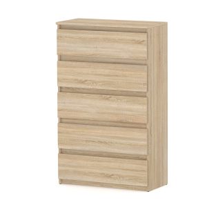 Komoda drewniana 70cm pojemna szafka do salonu dąb sonoma 439615 Komoda drewniana 70cm pojemna szafka do salonu dąb sonoma 439615
