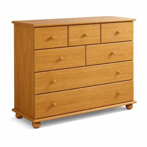 Komoda drewniana Anna Classic, kolor dębowy 868490 Komoda drewniana Anna Classic, kolor dębowy 868490