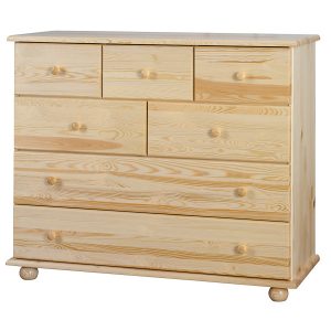 Komoda drewniana ANNA CLASSIC, kolor sosnowy 145361 Komoda drewniana ANNA CLASSIC, kolor sosnowy 145361
