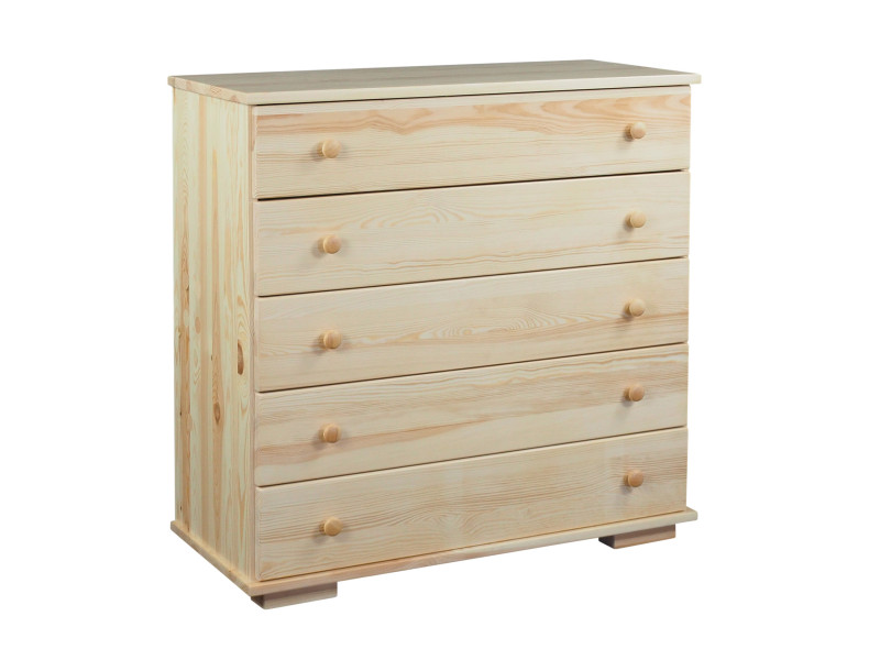 Komoda drewniana IV MODERN, kolor sosnowy 117553