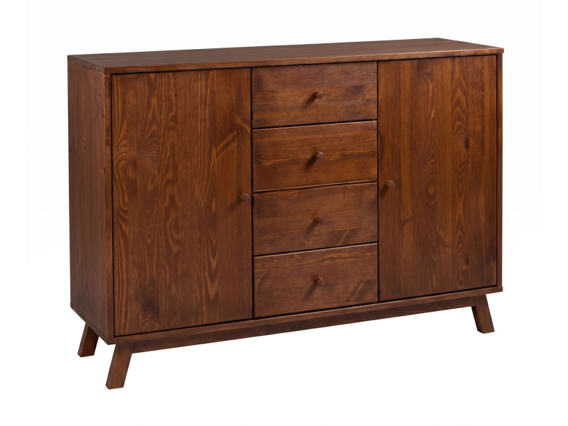 Komoda drewniana Oregon wood III, kolor kasztan 683362