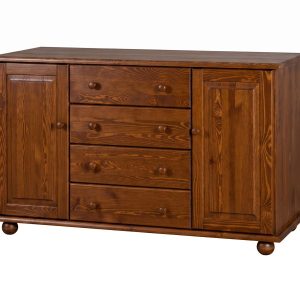 Komoda drewniana Roxana Classic, kolor kasztan 193001 Komoda drewniana Roxana Classic, kolor kasztan 193001
