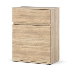 Komoda drewniana z szufladą 60cm nowoczesna dąb sonoma 713171 Komoda drewniana z szufladą 60cm nowoczesna dąb sonoma 713171
