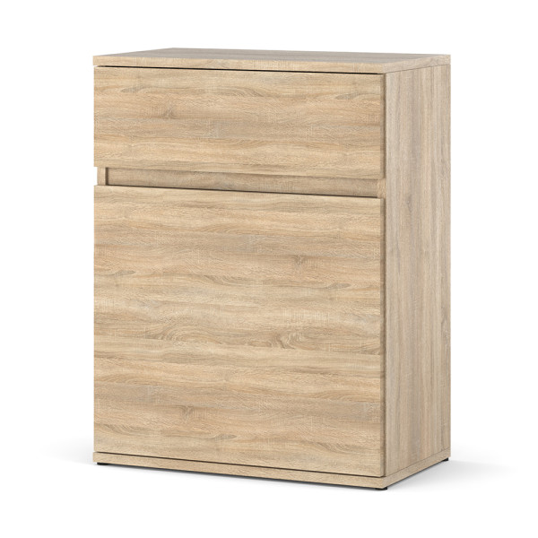 Komoda drewniana z szufladą 60cm nowoczesna dąb sonoma 713171