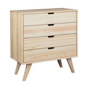 Komoda drewniana z szufladami I MALMO, kolor sosnowy 242487 Komoda drewniana z szufladami I MALMO, kolor sosnowy 242487