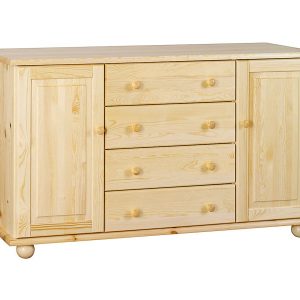 Komoda drewniana z szufladami ROXANA CLASSIC, kolor sosnowy 145359 Komoda drewniana z szufladami ROXANA CLASSIC, kolor sosnowy 145359