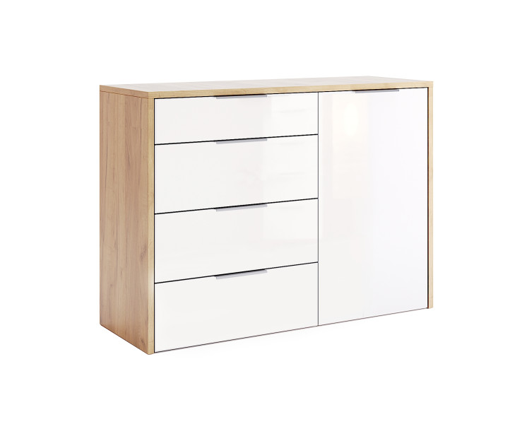 Komoda Duża Sypialnia Salon Szafka 120cm na Połysk 300322