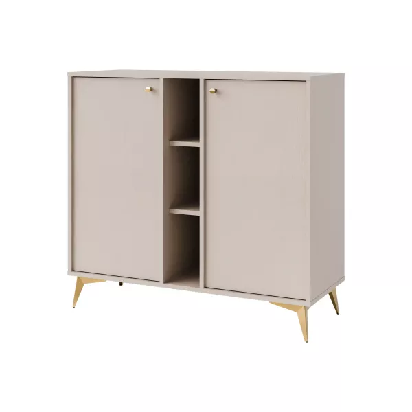 Komoda dwudrzwiowa do salonu Sakai 1 2F T822 Beżowy 748670