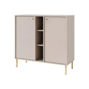 Komoda dwudrzwiowa do salonu Sakai 2 2F T822 Beżowy 748675 Komoda dwudrzwiowa do salonu Sakai 2 2F T822 Beżowy 748675
