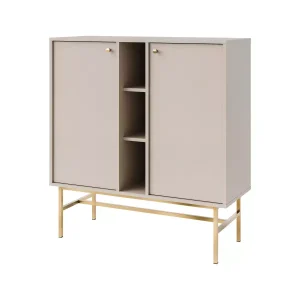 Komoda dwudrzwiowa do salonu Sakai 3 2F T822 Beżowy 748700 Komoda dwudrzwiowa do salonu Sakai 3 2F T822 Beżowy 748700