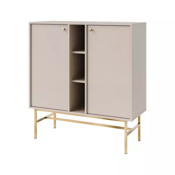 Komoda dwudrzwiowa do salonu Sakai 3 2F T822 Beżowy 748700