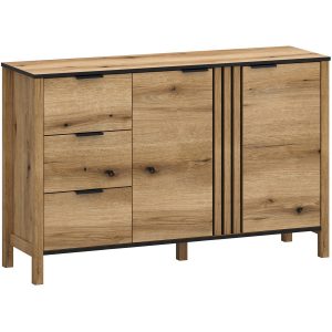 Komoda Dwudrzwiowa do Salonu VERVE 138 cm Dąb Evok Loft 318989 Komoda Dwudrzwiowa do Salonu VERVE 138 cm Dąb Evok Loft 318989