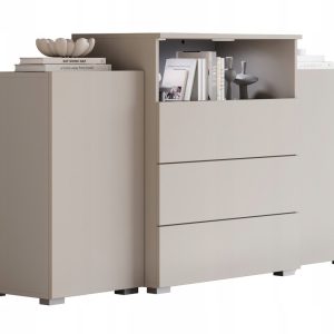 Komoda dwudrzwiowa Urban 150 cm szuflady – kaszmirowy beż 989085 Komoda dwudrzwiowa Urban 150 cm szuflady – kaszmirowy beż 989085