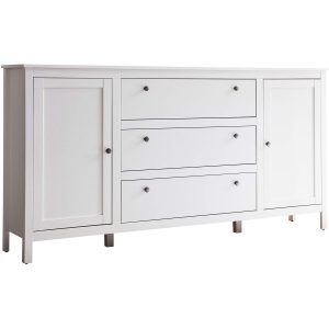 Komoda Dwudrzwiowa z Szufladami AZURA 183 cm Do Salonu 318988 Komoda Dwudrzwiowa z Szufladami AZURA 183 cm Do Salonu 318988