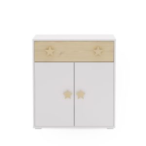 Komoda dziecięca Puffi biała 89×80 cm 570483 Komoda dziecięca Puffi biała 89×80 cm 570483