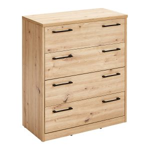 Komoda Easy z 4 szufladami 72 cm dąb artisan 757890 Komoda Easy z 4 szufladami 72 cm dąb artisan 757890