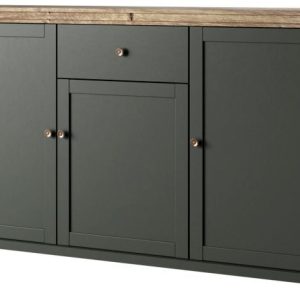 Komoda EVORA 3D1S 160 zielona mat/dąb lefkas 185844