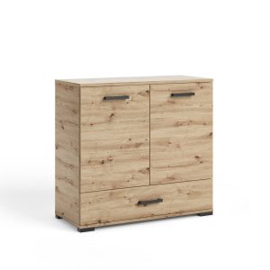 Komoda FELIX 1 dąb artisan 90 cm z szufladą i drzwiczkami 902740
