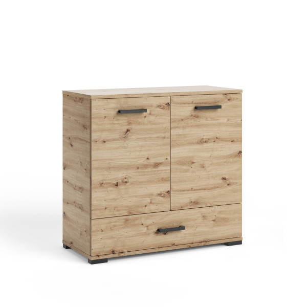 Komoda FELIX 1 dąb artisan 90 cm z szufladą i drzwiczkami 902740