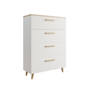 Komoda Fiord dąb artisan/biały 562032