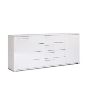KOMODA Flory 4 SZUFLADY i 2 SZAFKI 190cm płyta laminowana 295113