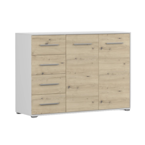 Komoda Frida 01 2D4S Biały/Dąb Artisan 823915 Komoda Frida 01 2D4S Biały/Dąb Artisan 823915