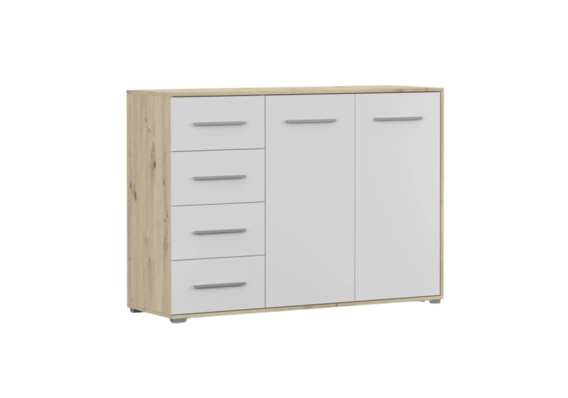 Komoda Frida 01 2D4S Dąb Artisan/Biały 825437