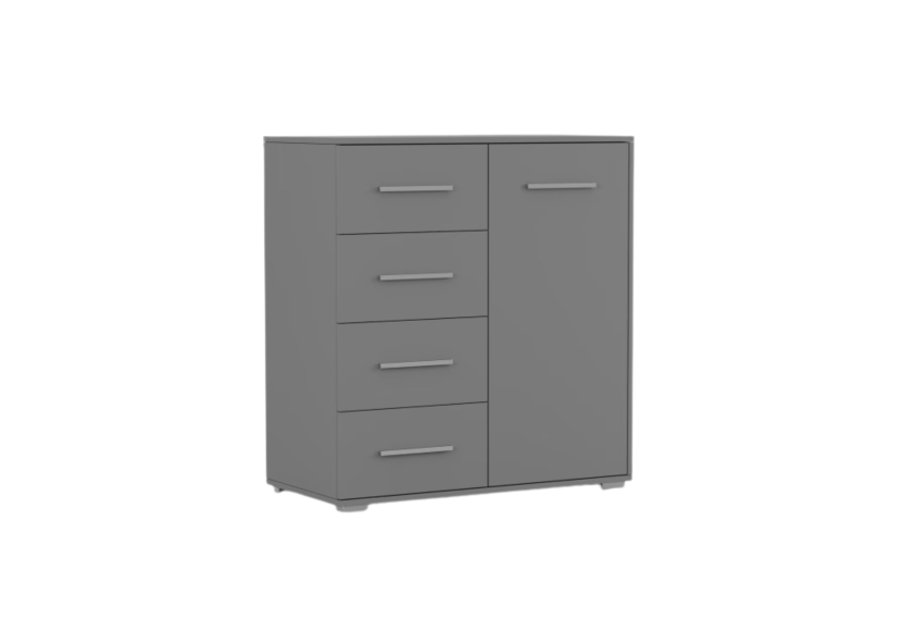 Komoda Frida Mini 01 1D4S Szary/Szary 823924