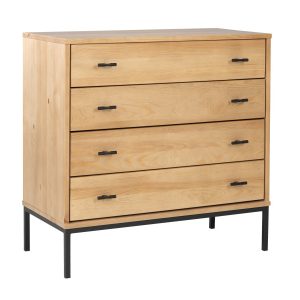 Komoda I drewno z metalem SIRIO LOFT, kolor dębowy 104884 Komoda I drewno z metalem SIRIO LOFT, kolor dębowy 104884