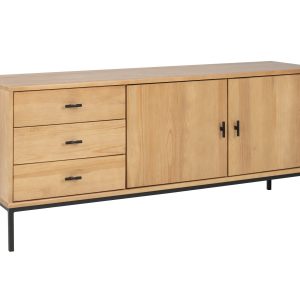 Komoda II drewno z metalem SIRIO LOFT, kolor dębowy 104887 Komoda II drewno z metalem SIRIO LOFT, kolor dębowy 104887