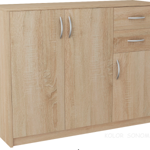 Komoda K021 Dąb Sonoma 85x110x35 cm Bestseller 570171 Komoda K021 Dąb Sonoma 85x110x35 cm Bestseller 570171