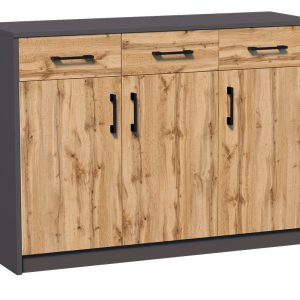 Komoda K023 Grafit-Wotan 85x110x35 cm Bestseller 570178 Komoda K023 Grafit-Wotan 85x110x35 cm Bestseller 570178