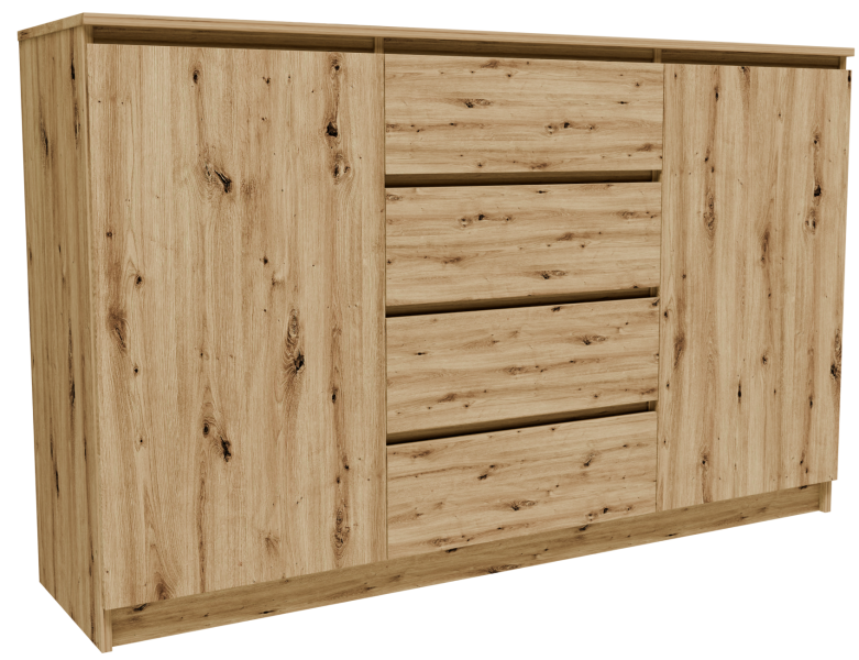 Komoda K1602D4SZART artisan duża szafka szuflady regał na ubrania zabawki 771142