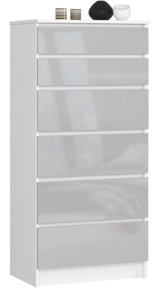 Komoda K60 6Sz Clp Pk Metalik Połysk 710359