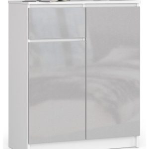 Komoda K80 2D 1Sz Clp Pk Metalik Połysk 710419 Komoda K80 2D 1Sz Clp Pk Metalik Połysk 710419